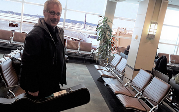 Steven Meyer Guitarist Airport